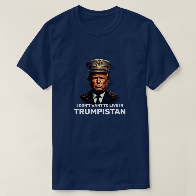Camiseta Engraçado Trumpistan (Frente do Design)