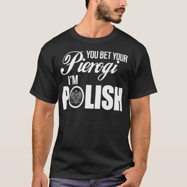 Camiseta Engraçado Tshirt Polonesa Pierogi Polska Tee Dyngu (Frente)