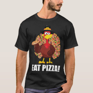 Camiseta Engraçado Turco Homens Adoram Pizza Graças