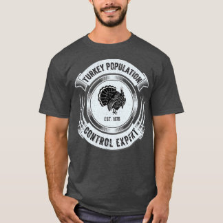 Camiseta Engraçado Turquia caçando legenda pais caçadores p