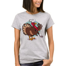 Engraçado Turquia Chef Vintage Cartoon