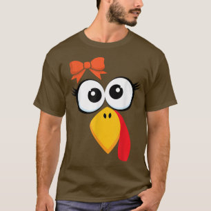 Camiseta Engraçado Turquia Enfrenta Arco De Cabelo Para Men