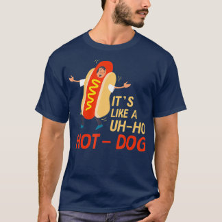 Camiseta Engraçado Uh Oh Hot Dog presente Hotdogista