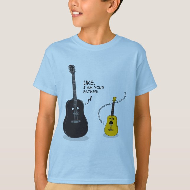 Camiseta Engraçado Uke, sou seu pai!Almofada (Frente)