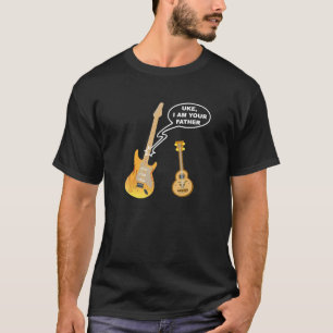 Camiseta Engraçado Ukulele Guitar Como Eu Sou Seu Pai