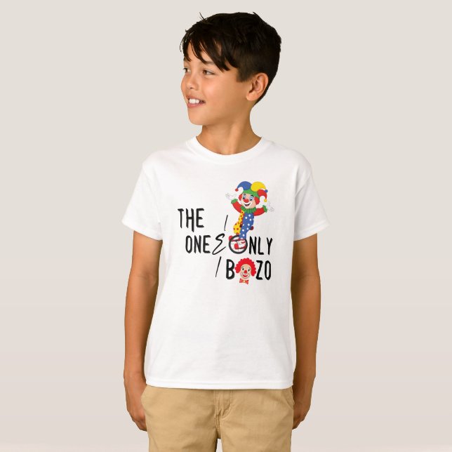 Camiseta Engraçado Um e Apenas Bozo (Frente Completa)
