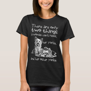 Camiseta Engraçado, uma mulher não consegue resistir aos se
