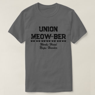 Camiseta Engraçado União Meow-ber
