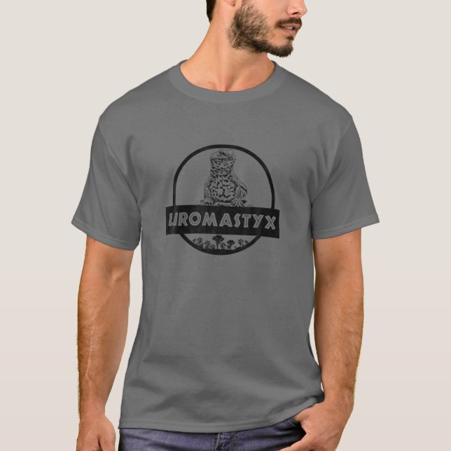 Camiseta Engraçado Uromastyx Dino I Fofo Agame Tee (Frente)