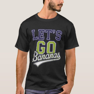 Camiseta Engraçado Vamos Bananas Cuja Banana Fruta Ban