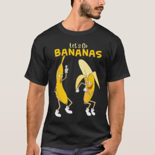 Camiseta Engraçado Vamos vai bananeira de Fruta.