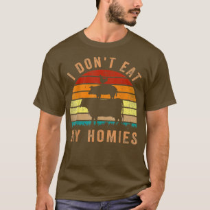 Camiseta Engraçado Vegan, eu não como meu vegetariano veget