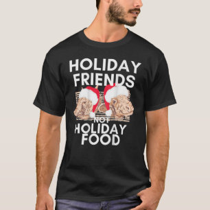 Camiseta Engraçado Vegan Fábrica de Natal Baseada em Xmas