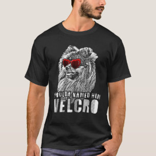 Camiseta Engraçado Velcro alemão Spitz Dog Gift