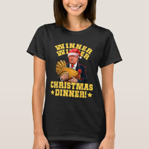 Camiseta Engraçado Vencedor do Trump Janto de Natal Turquia