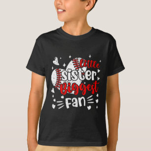 Camiseta Engraçado Vende Esportes Pequena Irmã Maior Coraçã