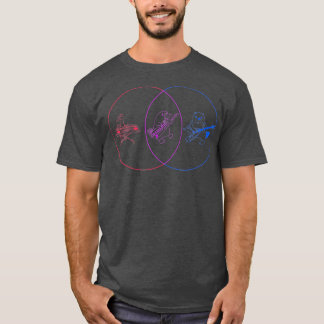 Camiseta Engraçado Venndiagrama bonito pato raro platypus f