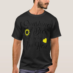 Camiseta Engraçado Verão Sol E Cerveja Por Isso Estou Aqui