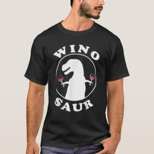 Camiseta Engraçado Vinho do Lover Wino Saur