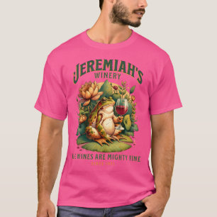 Camiseta Engraçado Vinho Pano Jeremiahs Winery Boho Cottage