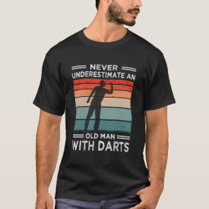 Camiseta Engraçado Vintage Darts Dart