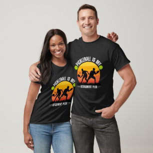 Camiseta Engraçado Vintage Pickleball Design Pickleball
