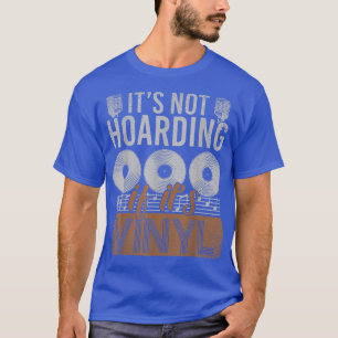 Camiseta Engraçado Vinyl Hoarder Music Lover Music Record H
