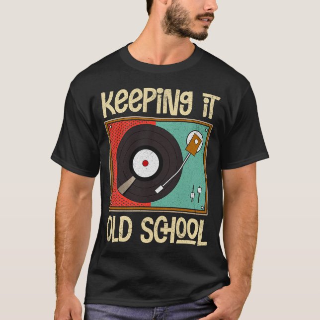 Camiseta Engraçado Vinyl Record Art Vinyl Records Album (Frente)