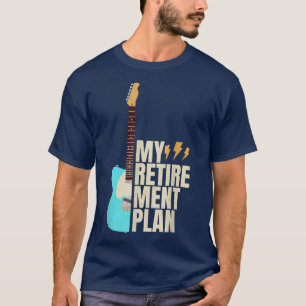 Camiseta Engraçado Violão Meu Plano De Reforma Música Vinta