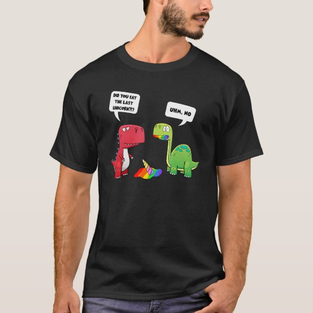 Camiseta Engraçado Você Comeu As Últimas Crianças De Dinoss (Frente)