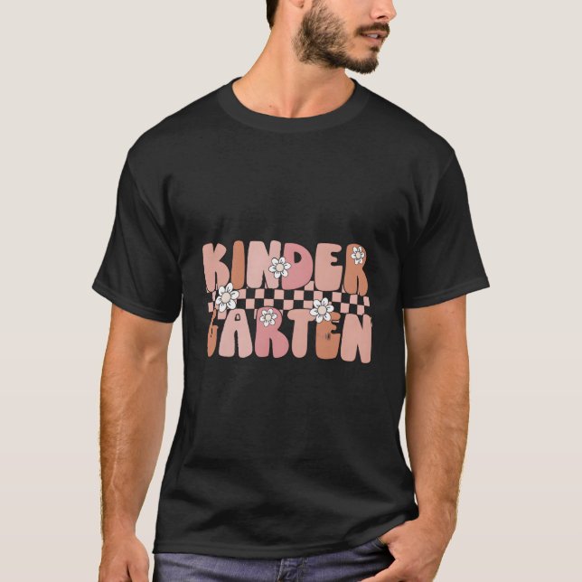 Camiseta Engraçado Voltar Ao Jardim De Infância Da Escola N (Frente)
