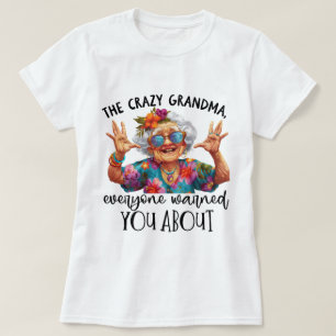 Camiseta Engraçado vovó de arte de palavra