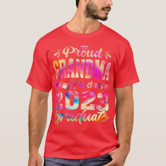 Camiseta Engraçado Vovó Orgulhosa De Uma Classe De Formando