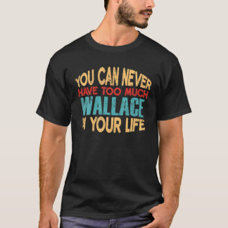 Camiseta Engraçado Wallace Personalizado Tshirt Primeira Pi