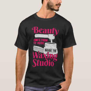 Camiseta Engraçado Waxing Studio Esthetician Gift