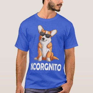 Camiseta Engraçado Welsh Corgi com óculos solares Cachorros