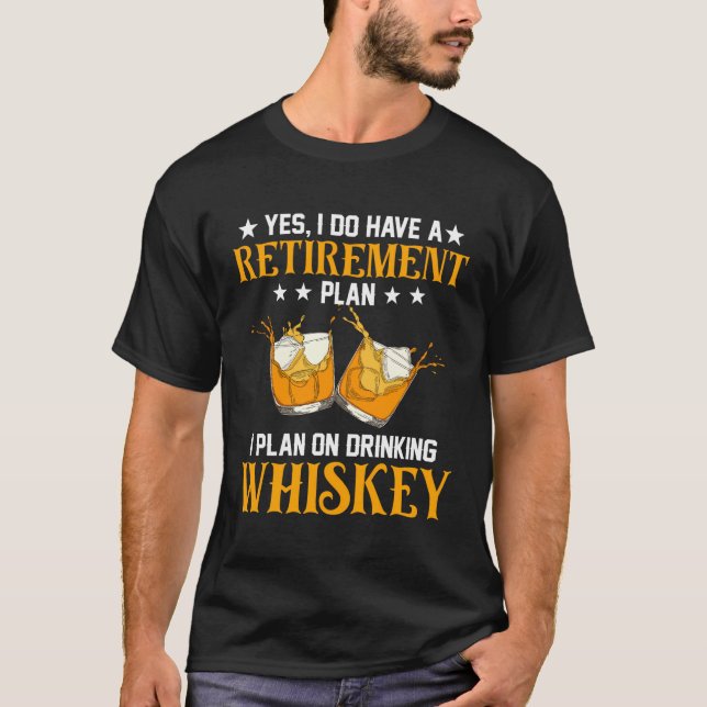 Camiseta Engraçado Whiskey Bebês Vovô Pai Gordura Engraçada (Frente)
