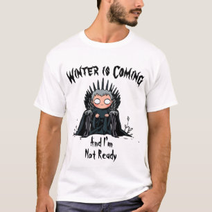 Camiseta Engraçado Winter Está Chegando Cartoon Parody Desi