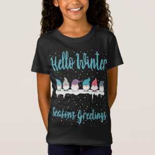Camiseta Engraçado Winter Seasons Saudações Gnomos Natal