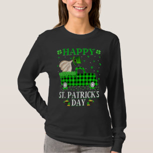 Camiseta Engraçado Xadrez Buffalo Verde Caminhão de São Pat
