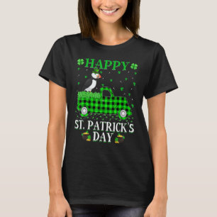 Camiseta Engraçado Xadrez Buffalo Verde Caminhão Puffin Rua