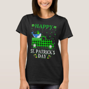 Camiseta Engraçado Xadrez Buffalo Verde Caminhão Rua Azul B