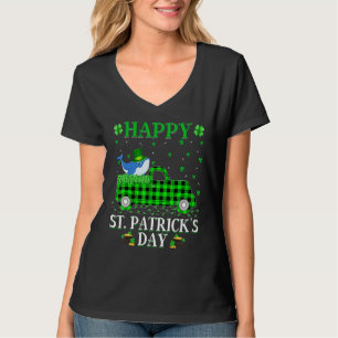 Camiseta Engraçado Xadrez Buffalo Verde Caminhão Rua Azul B