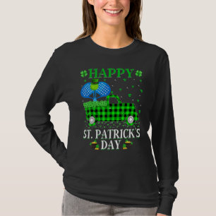 Camiseta Engraçado Xadrez Buffalo Verde Caminhão Rua Padel.