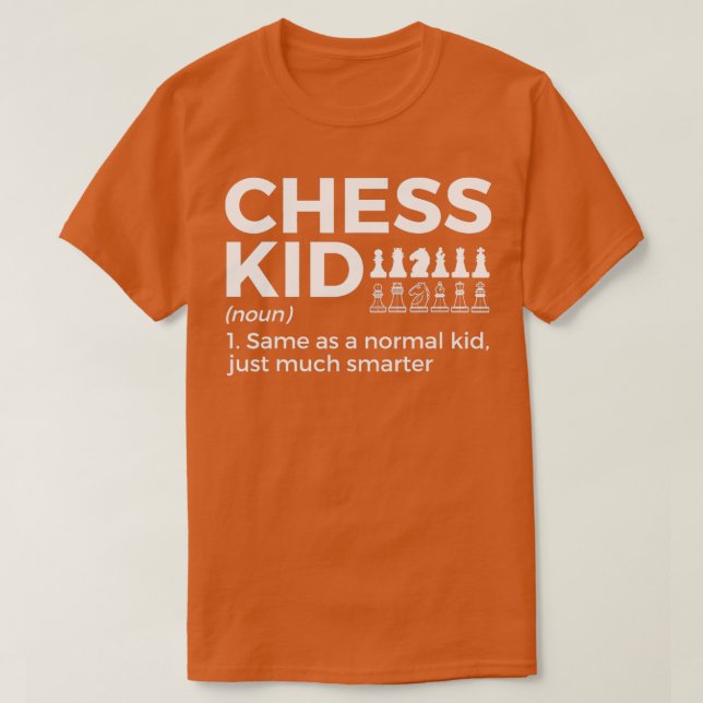 Camiseta Engraçado Xid Definition Chess Player 1 (Frente do Design)