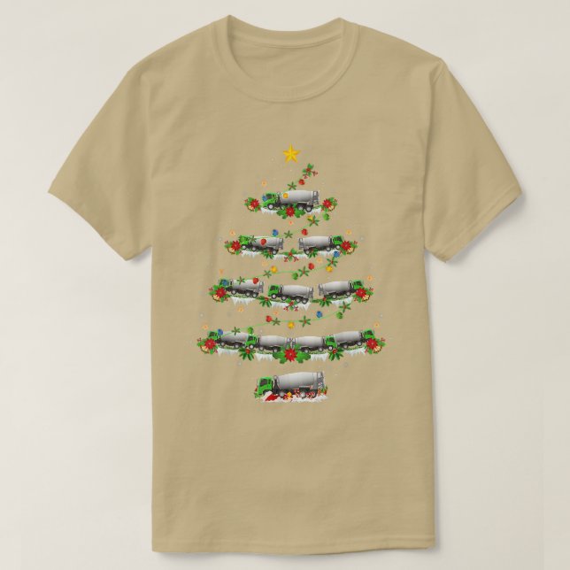 Camiseta Engraçado Xmas Correspondendo Papais noeis Cement  (Frente do Design)