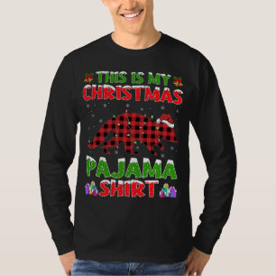 Camiseta Engraçado Xmas Papai Noel Este É O Meu Natal De Ra