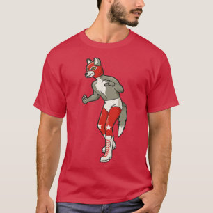 Camiseta Engraçado Xolo Hairless Cog Luchador Wrestler mexi