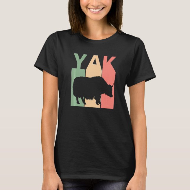 Camiseta Engraçado Yak Costume (Frente)