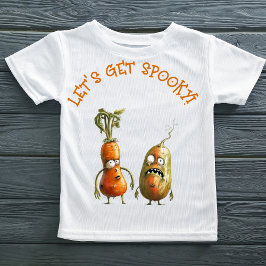 Camiseta Engraçado zombie vegetais no Halloween